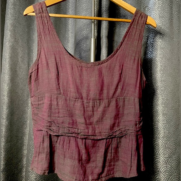 Sheer Summer Top - Two Tone - Purple Green - Maggie Walt Designs - Canadian - Picture 1 of 6